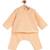 Orange plain cotton jhabla set