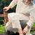 Off white embroidered cotton kurta and pant set