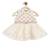 White embroidered cotton kurta set