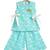 Blue printed cotton co ord set