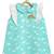 Blue printed cotton dress