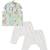Green printed cotton jhabla set