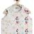 White embroidered cotton jhabla set