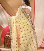 cotton saree tant cotton suhani design for woman yellow without blouse