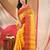 tant cotton saree patralika design for woman yellow without blouse