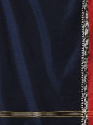 Women's cotton handloom chiffon bandhani golden temple malmal deep bule unstitched blouse piece sarees for women 4