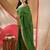 Women's cotton handloom chiffon bandhani golden temple malmal green unstitched blouse piece sarees for women