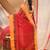 Women's tant cotton saree patralika design for woman red without blouse