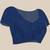 Women's cotton handloom chiffon bandhani golden temple malmal blue unstitched blouse piece sarees for women
