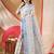 Women's cotton saree tant cotton suhani design for woman white blue without blouse