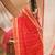 Women's tant cotton kolkini saree for women red without blouse