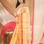 Women's tant cotton kolkini saree for women white red without blouse