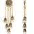 Multi layered dangle jhumka earrings for women (e3298fl)