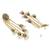 Multi layered dangle jhumka earrings for women (e3298fl)