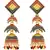 Multicolor meenakari jhumka earrings for women 