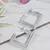Classic square shaped lightweight minimal stud earrings for women 