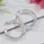Small fancy half hoop earrings for women 