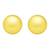 Half circle fashion stylish lightweight chunky stud earrings for women (e3302fl)