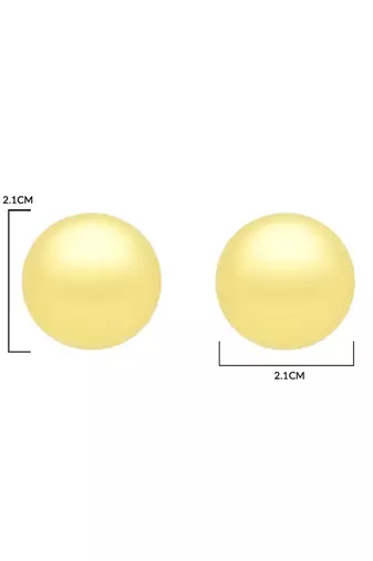Half circle fashion stylish lightweight chunky stud earrings for women 