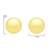 Half circle fashion stylish lightweight chunky stud earrings for women (e3302fl)