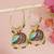 Multicolor meenakari jhumka earrings for women (e3307mul)