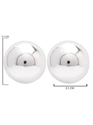 Half circle hoop earring for women  4