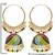 Multicolor meenakari jhumka earrings for women (e3307mul)