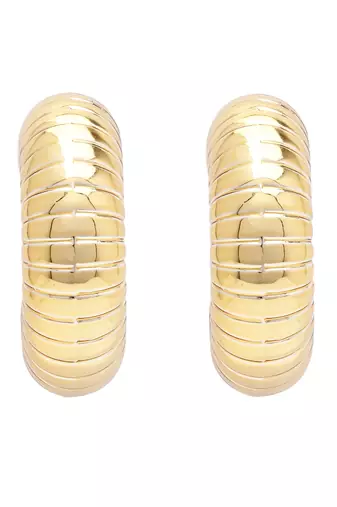 Half circle designed stud earrings for women 
