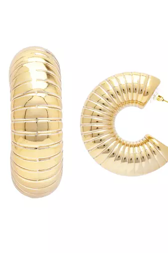 Half circle designed stud earrings for women 