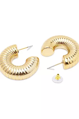 Half circle designed stud earrings for women 