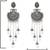 Ethnic silver oxidizedstyle dangle jhumka earrings for women (e3319ox)