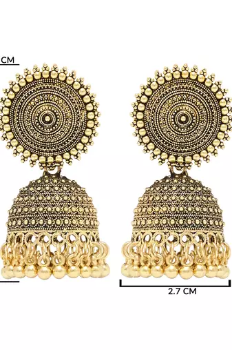 Ethnic jhumka earrings for women 