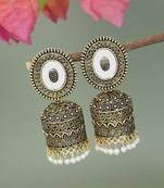 Ethnic jhumka earrings for women