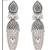 Ethnic silver oxidizedstyle jhumka earrings for women (e3315ox)