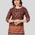 Saree swarg poly crepe printed short kurti