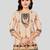 Saree swarg poly crepe printed short kurti