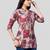 Saree swarg chanderi printed short kurti