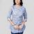 Saree swarg cotton blend printed short kurti