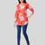 Saree swarg cotton blend printed short kurti