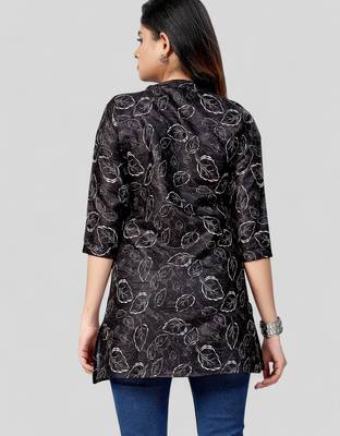  cotton blend printed short kurti 2