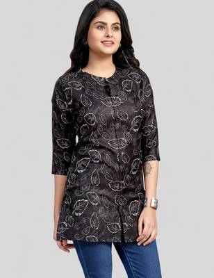  cotton blend printed short kurti 4