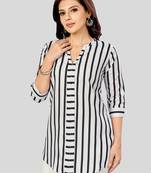 Saree swarg cotton blend printed short kurti