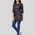 Saree swarg cotton blend printed short kurti