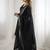 Black Embroidered Straight Suit Set