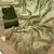 Olive Green Color Party  Dual Tone Satin Saree