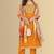 Musturd color silk blend embroidred kurti pant dupatta