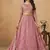 Embroidered Pink Organza Lehenga Choli