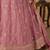 Embroidered Pink Organza Trendy Lehenga Choli