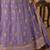 Embroidered Lavender Organza Trendy Lehenga Choli