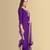 Purple color silk blend embroidred kurti pant dupatta